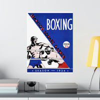 1934 Madison Square Garden Boxing Program